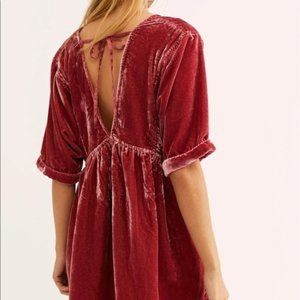 Free People Ivy Velvet Mini Dress